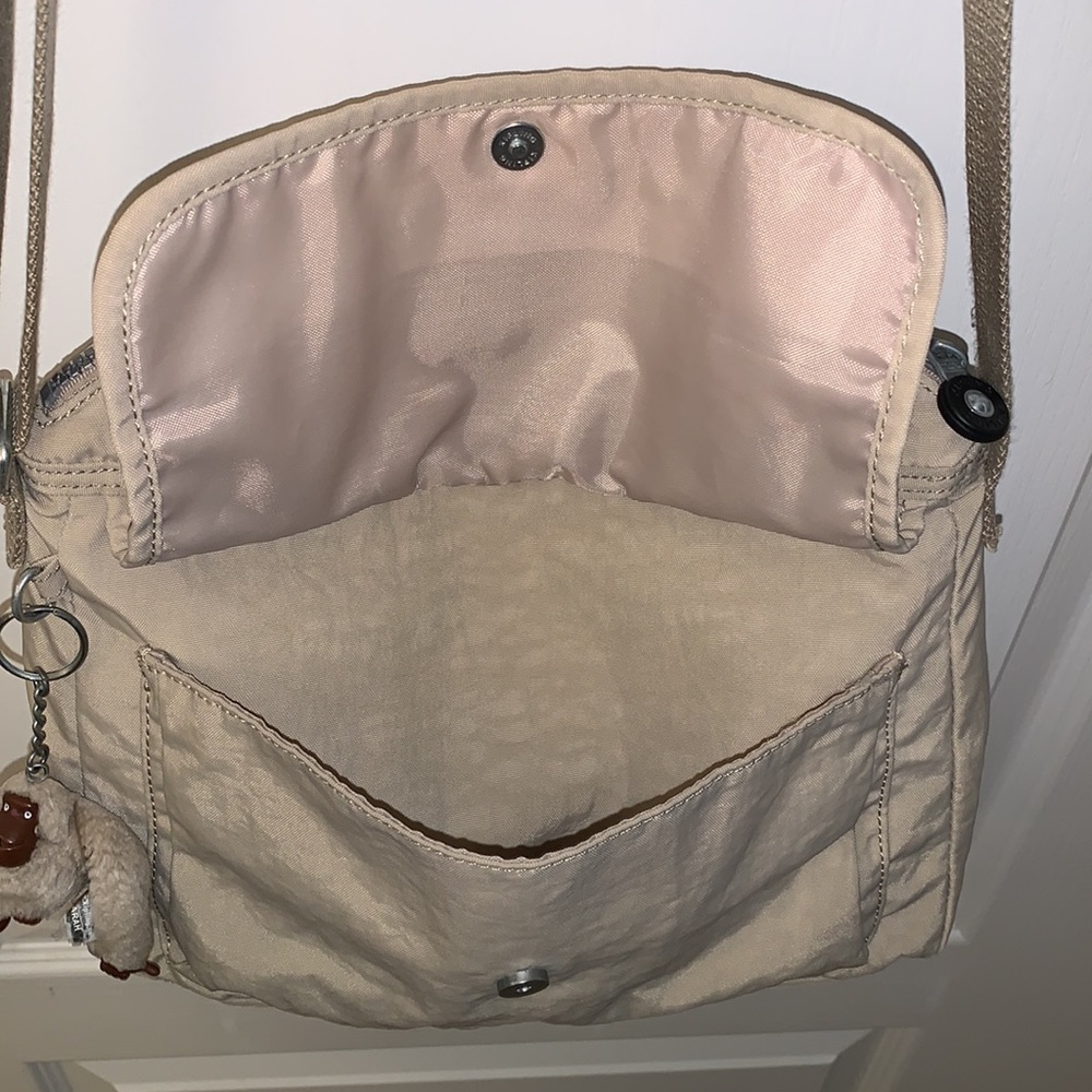 Kipling Beige Rectangular Crossbody Bag - image 6